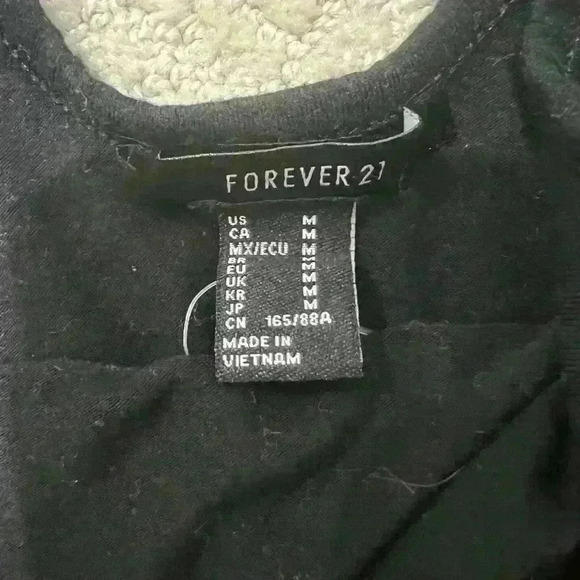 Forever 21 bodysuit, medium, new without tags, black, never worn. - Picture 2 of 2